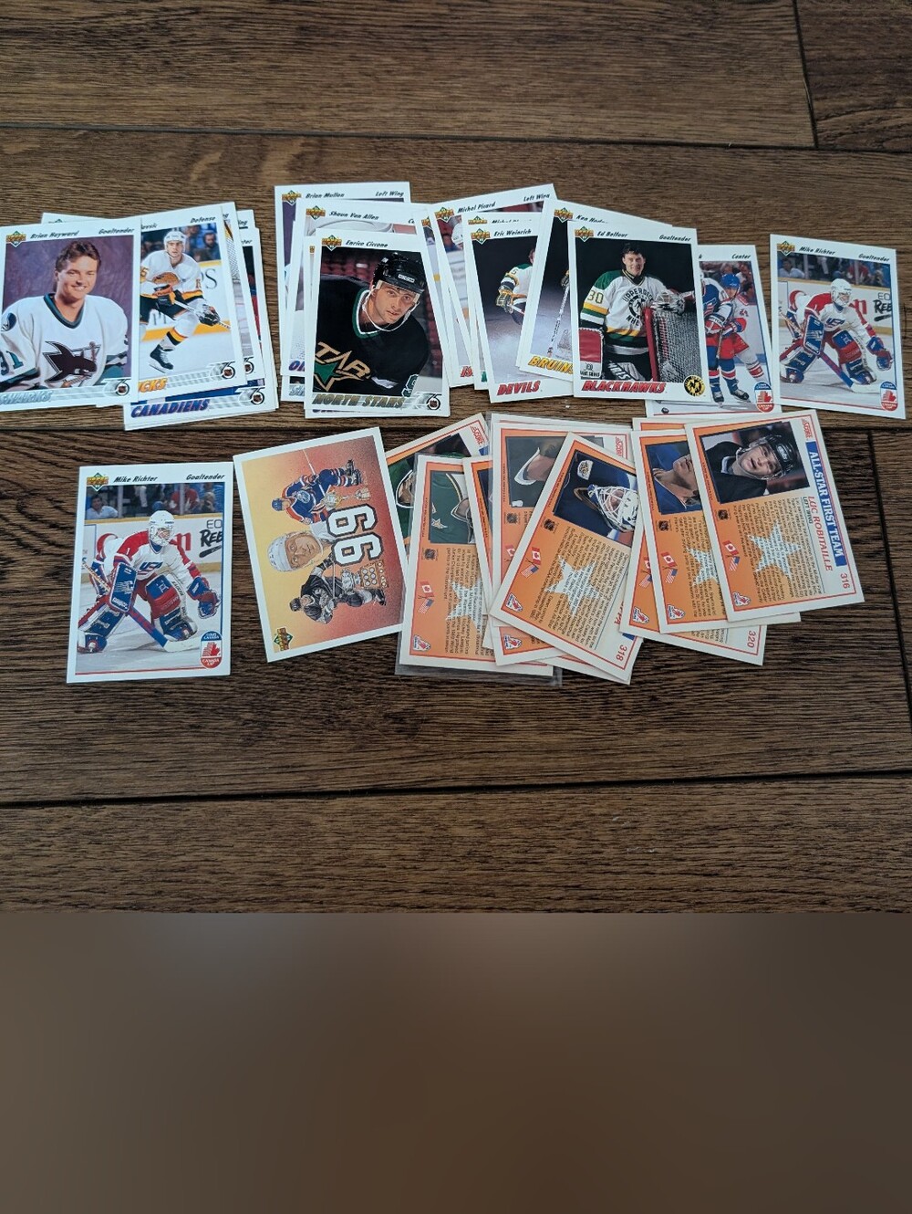 Lot Of Vintage 90's NHL‎ Hockey Trading Cards
